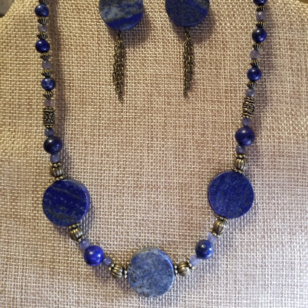 Lapis and Kyanite Necklace